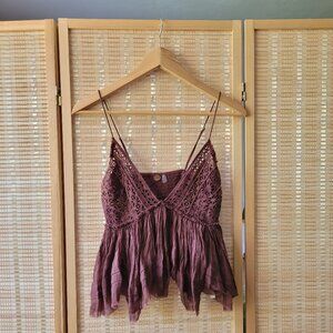 FREE PEOPLE One Carrie Top in Java